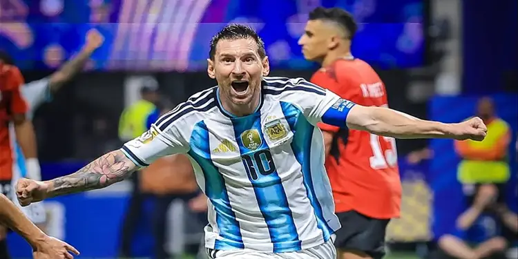 Foto: Tim nasional Argentina berhasil mengamankan tiket babak delapan besar atau perempat final Piala Dunia 2026 setelah memetik kemenangan tipis 3-2 atas Mesir.(INSTAGRAM: @afaseleccionen)