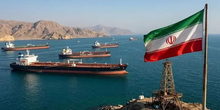 Foto: ilustrasi kapal tanker minyak dan kapal kargo di Selat Hormuz (Foto:samaa.tv)