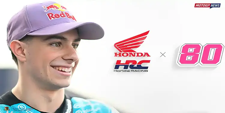 Foto: Pabrikan asal Jepang Honda secara resmi mengumumkan perekrutan pebalap muda Kolombia David Alonso untuk berlaga di MotoGP 2027.