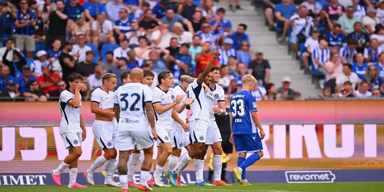 Foto: Klub raksasa Italia, Inter Milan berhasil menuntaskan pertandingan uji coba menghadapi wakil asal Jerman, Karlsruher dengan mengunci kemenangan tipis 2-1.(Foto: Inter official)