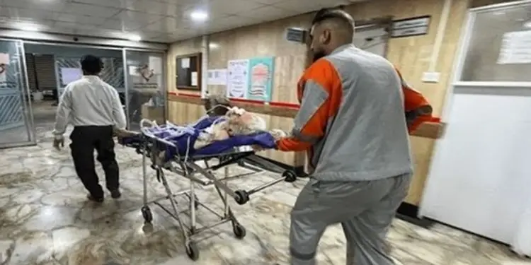 Foto: Penyerangan yang diluncurkan oleh militer Amerika Serikat di area dekat instalasi kanker anak Rumah Sakit Spesialis Syahid Baghaei di Kota Ahvaz pada Kamis (16/7) memicu kecaman keras dari pihak pemerintah Iran.(@Nexo_Latino)