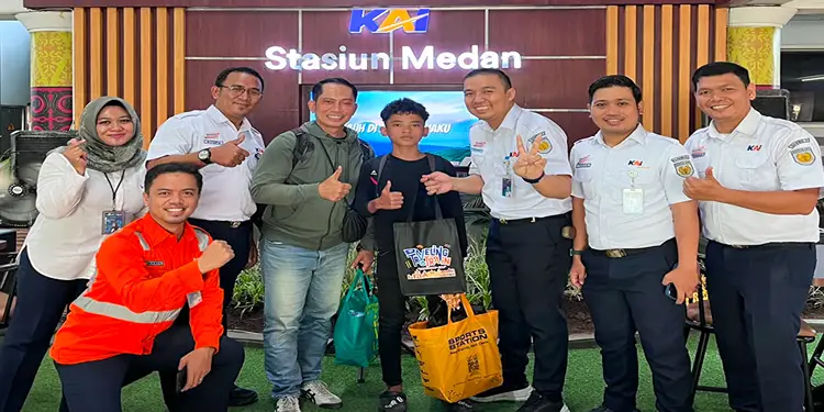 Foto: Antusiasme tinggi anak-anak dalam program edutrip menunjukkan pentingnya pengenalan transportasi publik sejak dini.(Dok:KAI Divre I Sumut)
