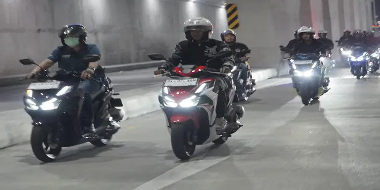 Foto: Nuansa keakraban para pengagum sepeda motor Honda kembali mencuat di Kota Medan lewat gelaran Vario Evo 160 Night Ride pada Minggu, 19 Juli 2026.(Ist)
