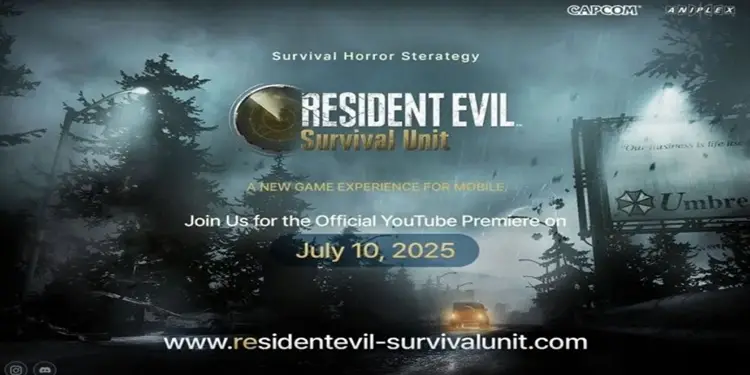 Foto: Ilustrasi gim "Resident Evil: Survival Unit". (Capcom)