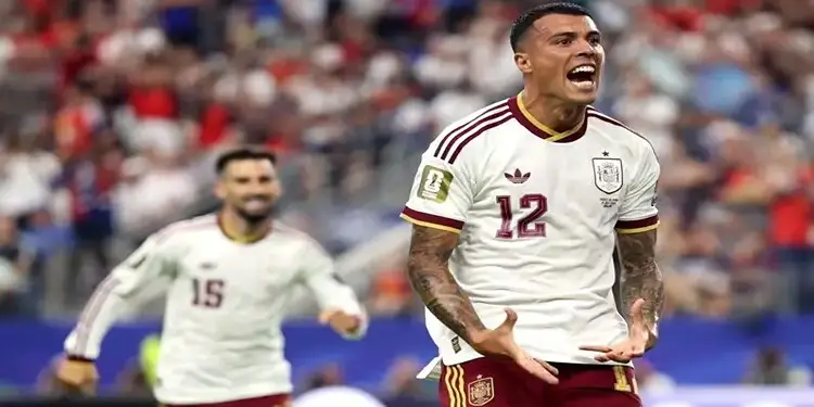 Foto: Tim nasional Spanyol sukses melangkah ke babak final Piala Dunia 2026 setelah menumbangkan Prancis dengan skor akhir 2-0 di laga semifinal.(Foto:FIFA)